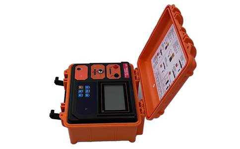 电缆测试仪设备右视图实拍